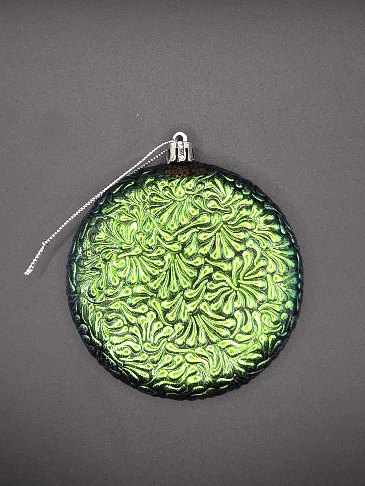 Swoosh Ornament - Red Orange Blue Green