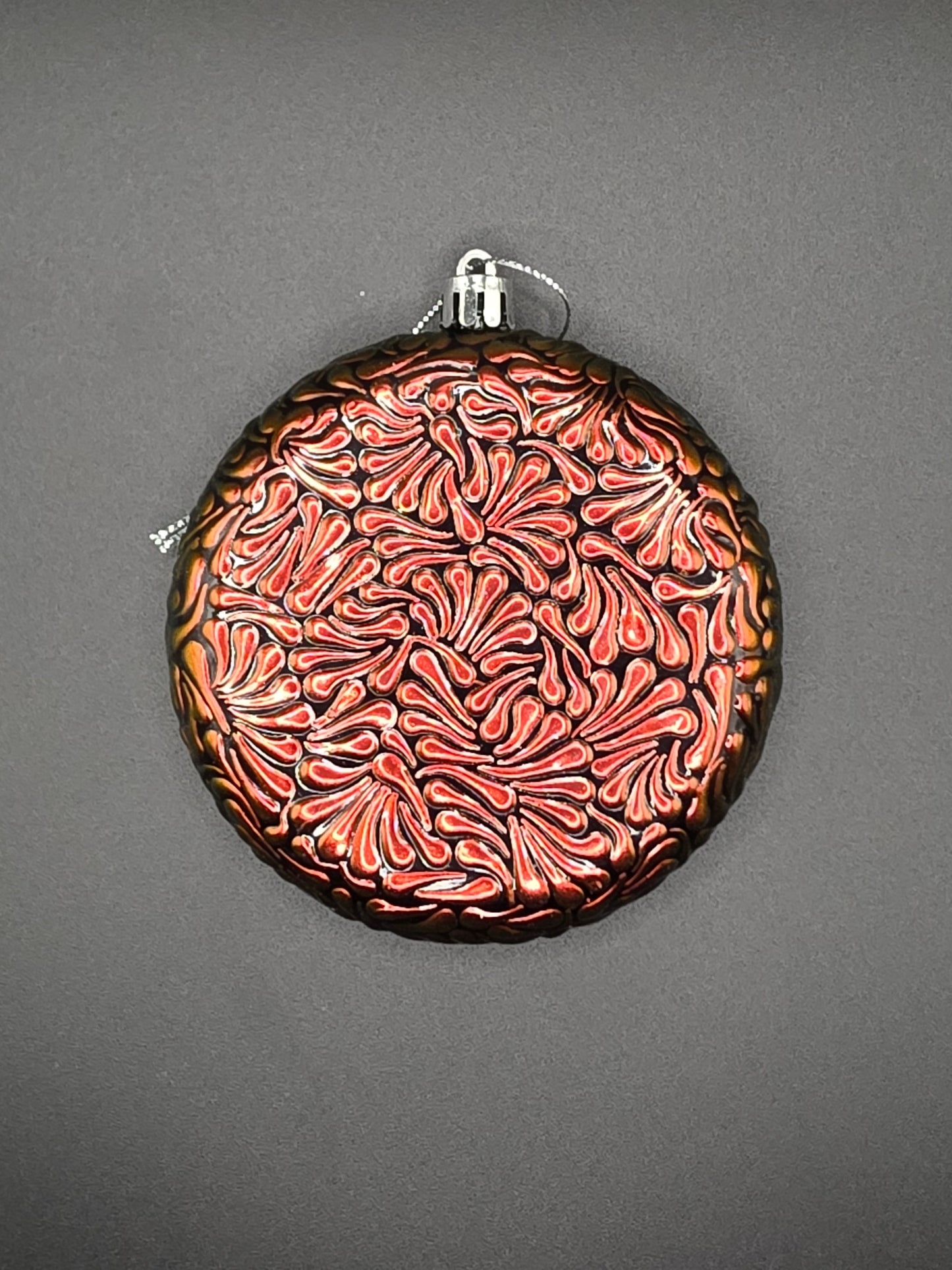 Swoosh Ornament - Red Orange Blue Green