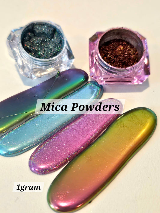 Mica powders (Chrome & Colorshift)
