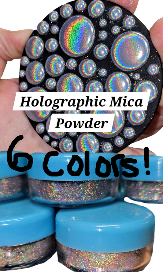 Holographic Mica Powders