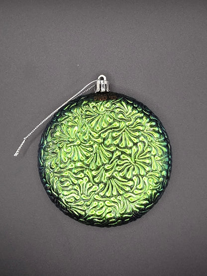 Swoosh Ornament - Red Orange Blue Green