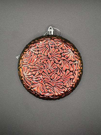 Swoosh Ornament - Red Orange Blue Green
