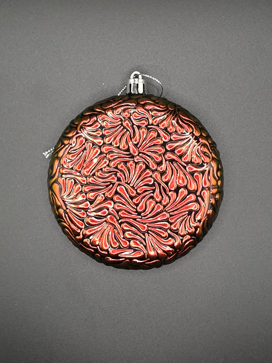 Swoosh Ornament - Red Orange Blue Green