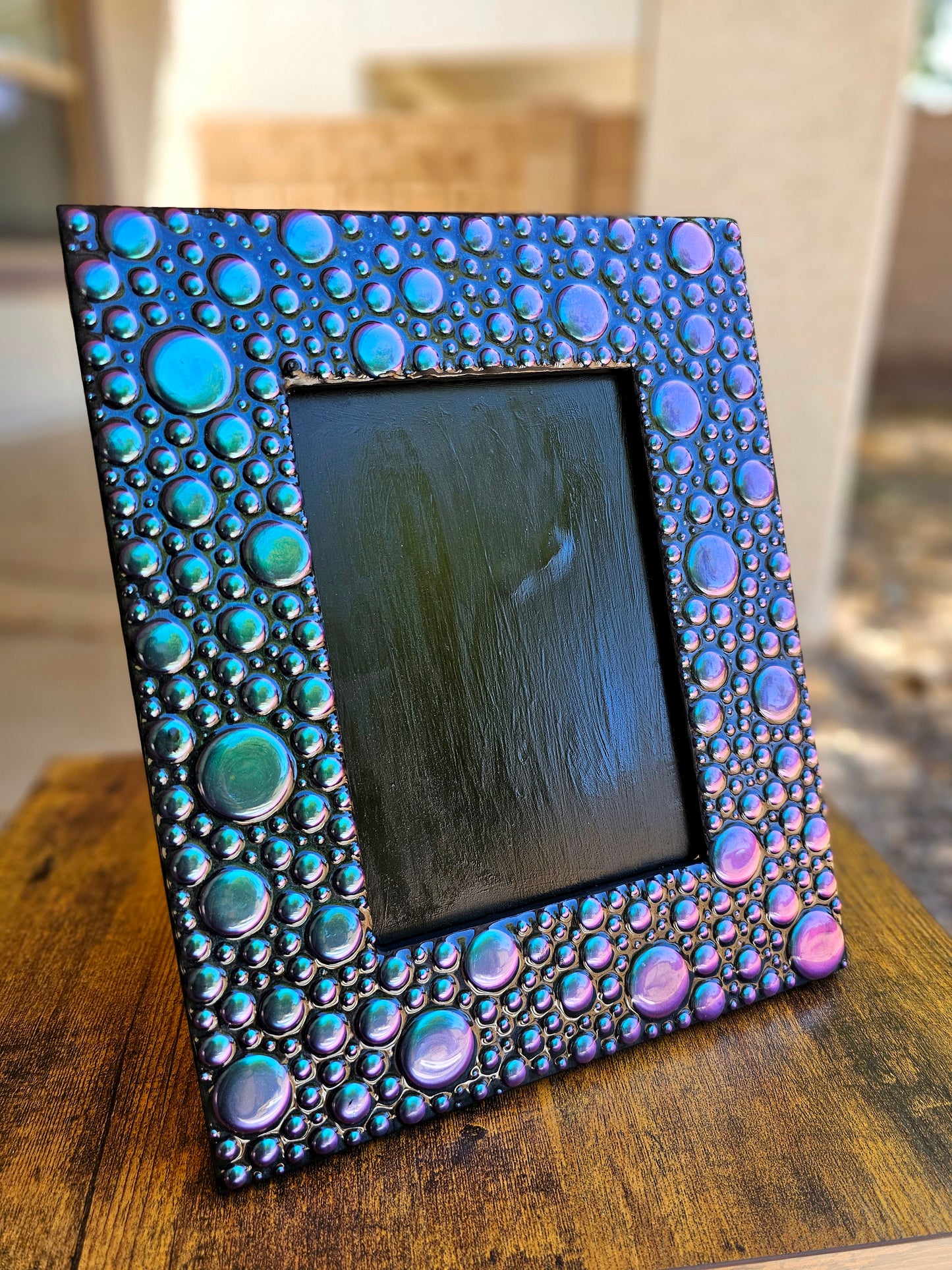 Glue color shift 5x7 photo frame