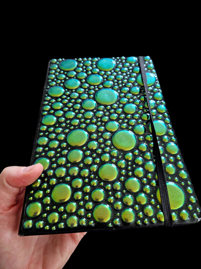 Color shift Glue Dot Journal (Blue/Green)