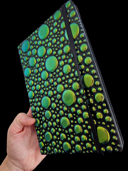 Color shift Glue Dot Journal (Blue/Green)