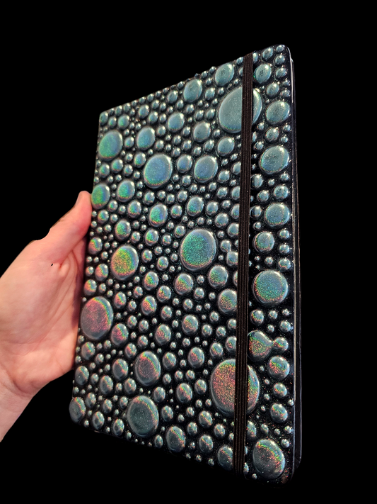 Blue Holo Glue Dot Journal