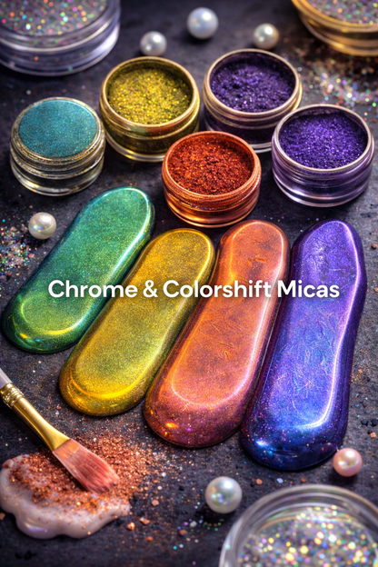 Mica powders (Chrome & Colorshift)